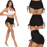 Yoga-Shorts mit hoher Taille für Damen – Bauchkontrolle, Po-Lift, hohe Elastizität, schmale Passform für Fitnessstudio, Training, Laufen